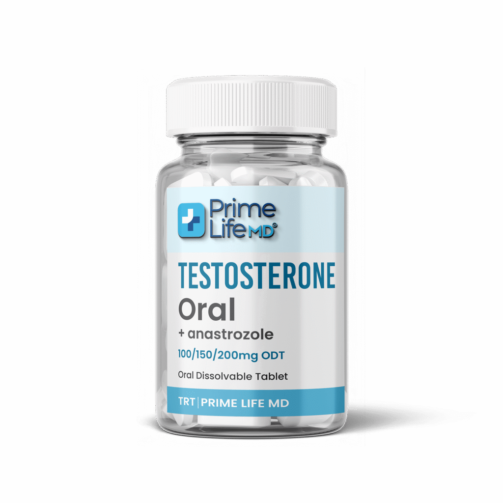 Testosterone oral ODT anastrozole Jar